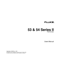 Thumbnail of document Manual - 53 II Temperature Logging Digital Thermometer